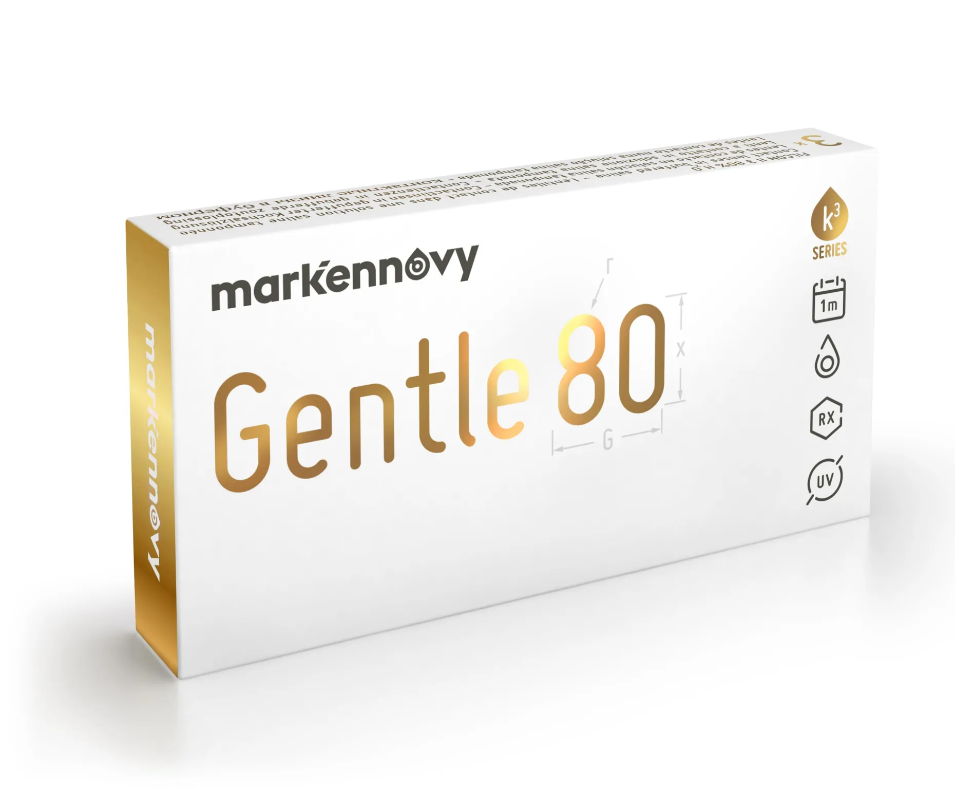 LC Mensuales Gentle 80 Multifocal 3 unidades